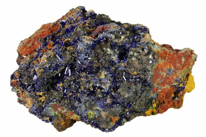 Azurite Crystal Cluster - Morocco #160312